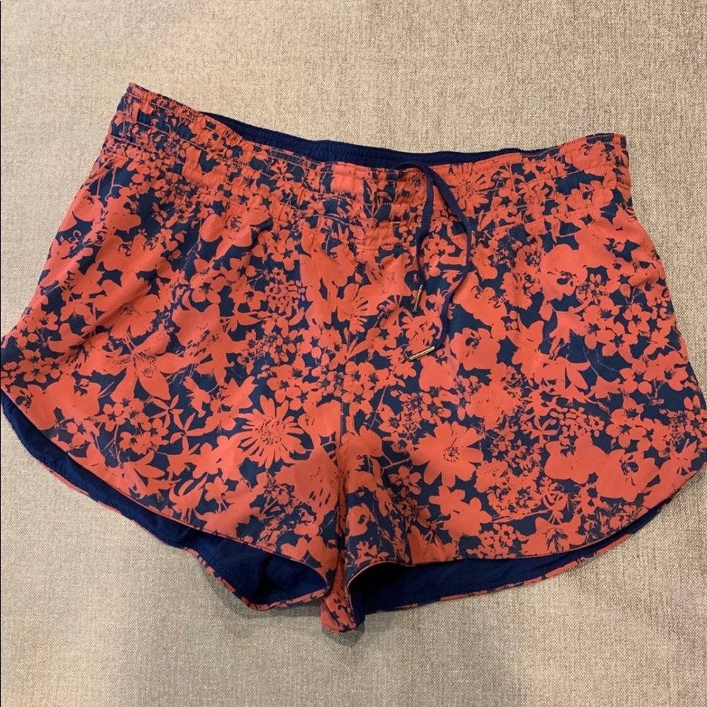 REVERSIBLE Lululemon Orange and Blue Shorts
